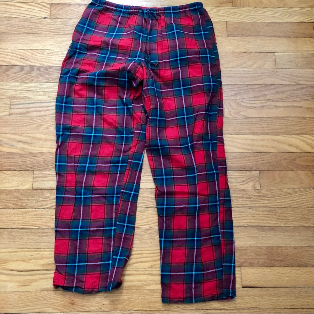 Plaid pajama pants